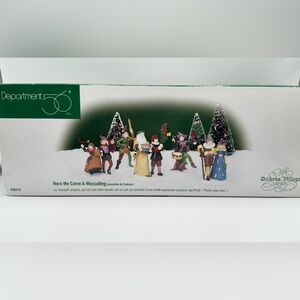 "Here We Come A-Wassailing" Dickens Snow Village Figurines by Dept. 56-#58410